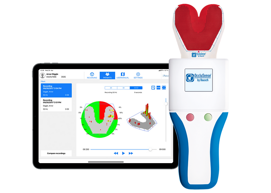 Bausch Occlusense Dental iPad und OS